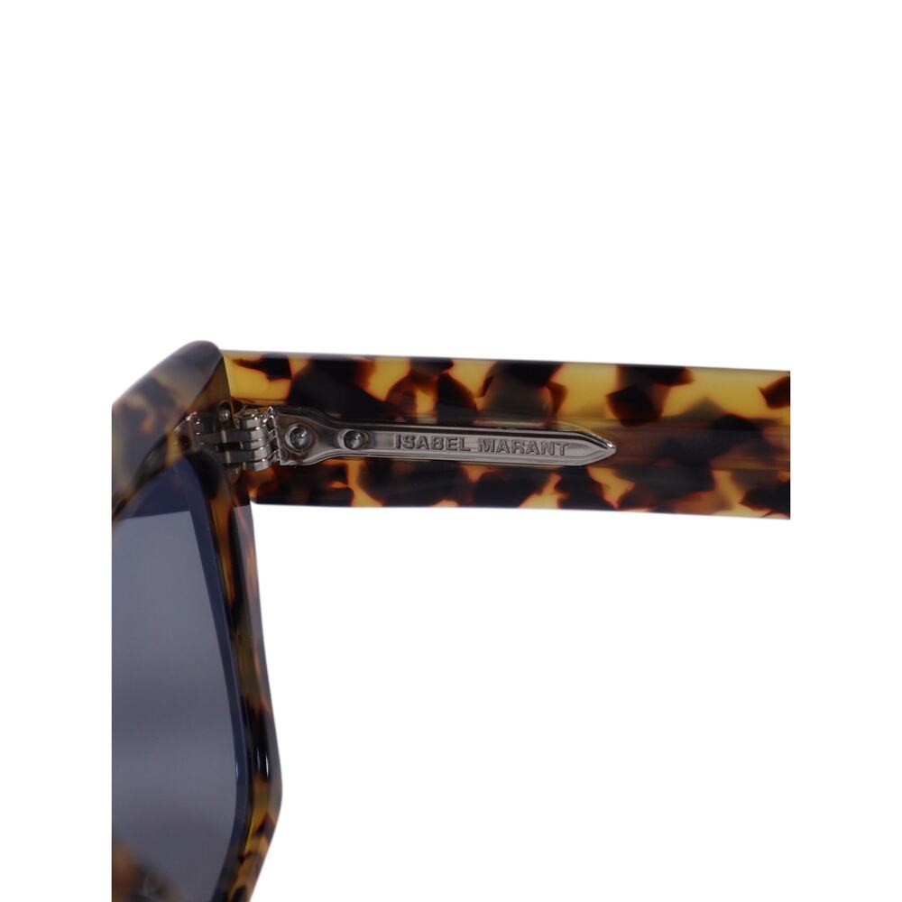 Isabel Marant Square Womens Designer Sunglasses - Yellow Havana / Blue - NWT - Picture 7 of 8